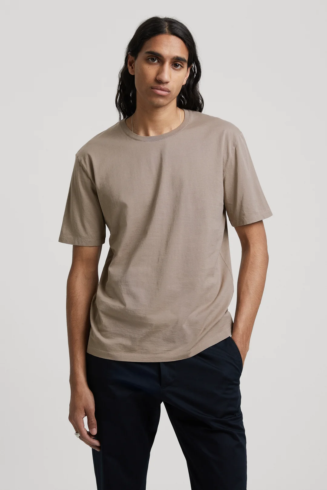 ASKET - Lightweight T-Shirt Black - Cotton - Mens