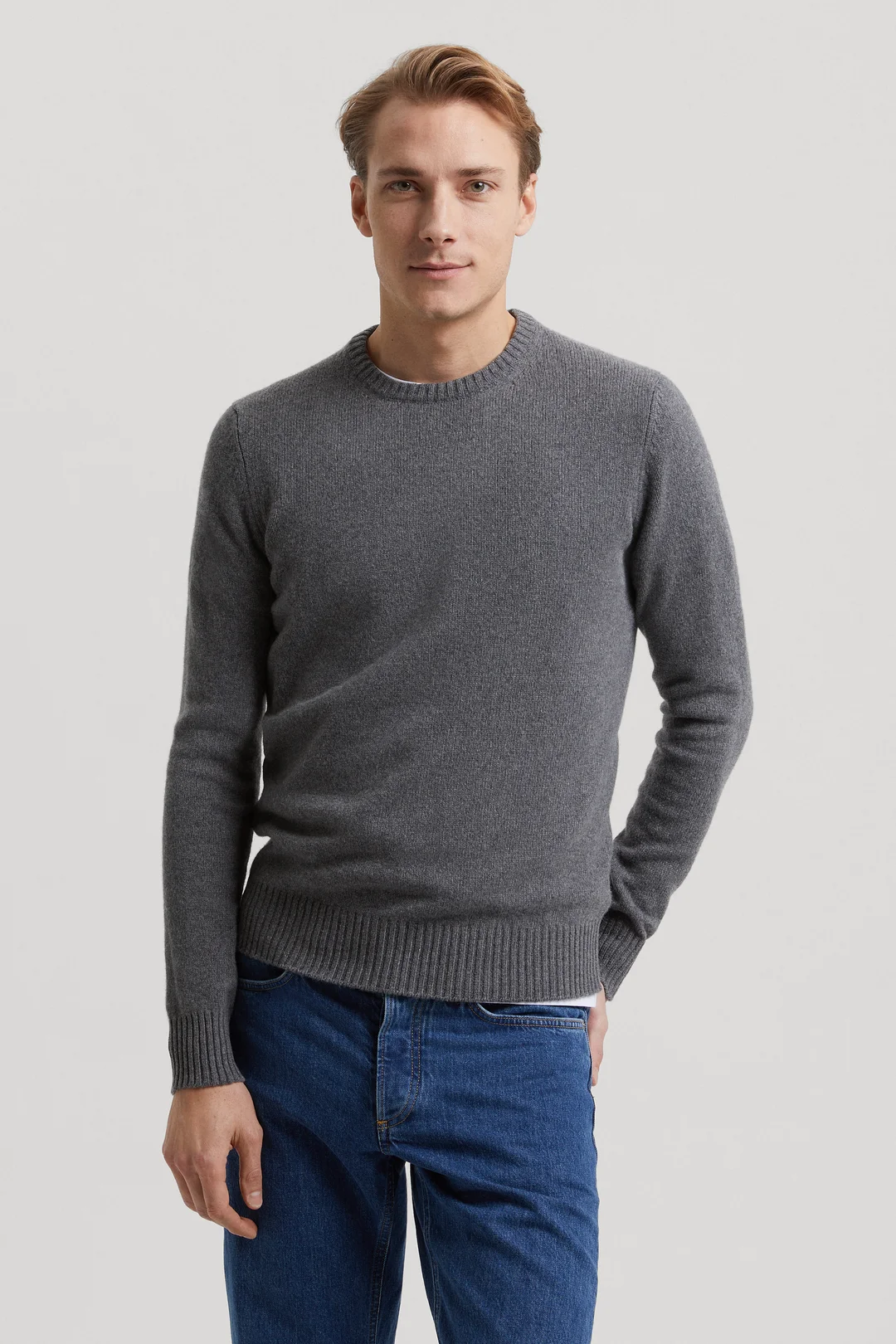 Dark Grey Cashmere Sweater | 100% Recycled Cashmere - ASKET