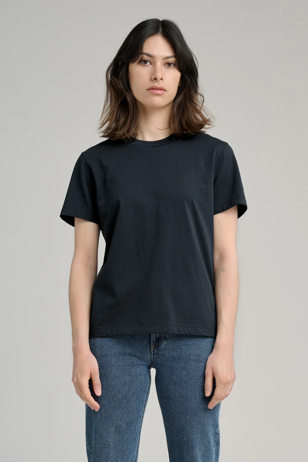 Dark Navy T-Shirt | Organic Cotton Crewneck - ASKET