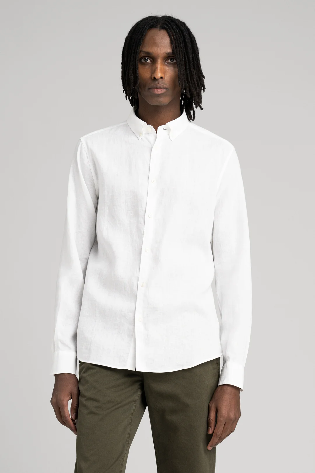 White Linen Shirt | Button Down French Linen - ASKET
