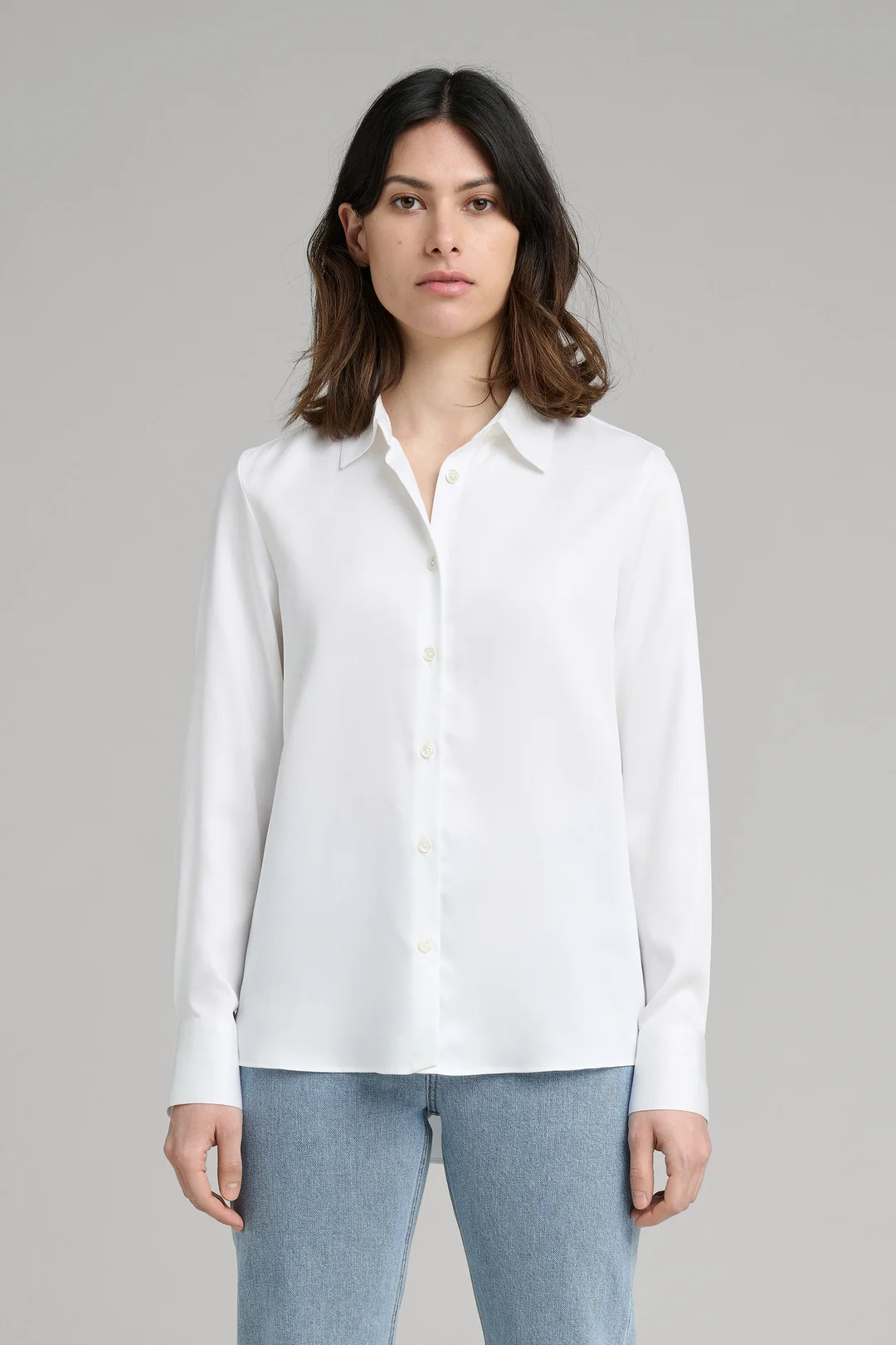 White Lyocell Shirt | Tencell™ Lyocell - ASKET