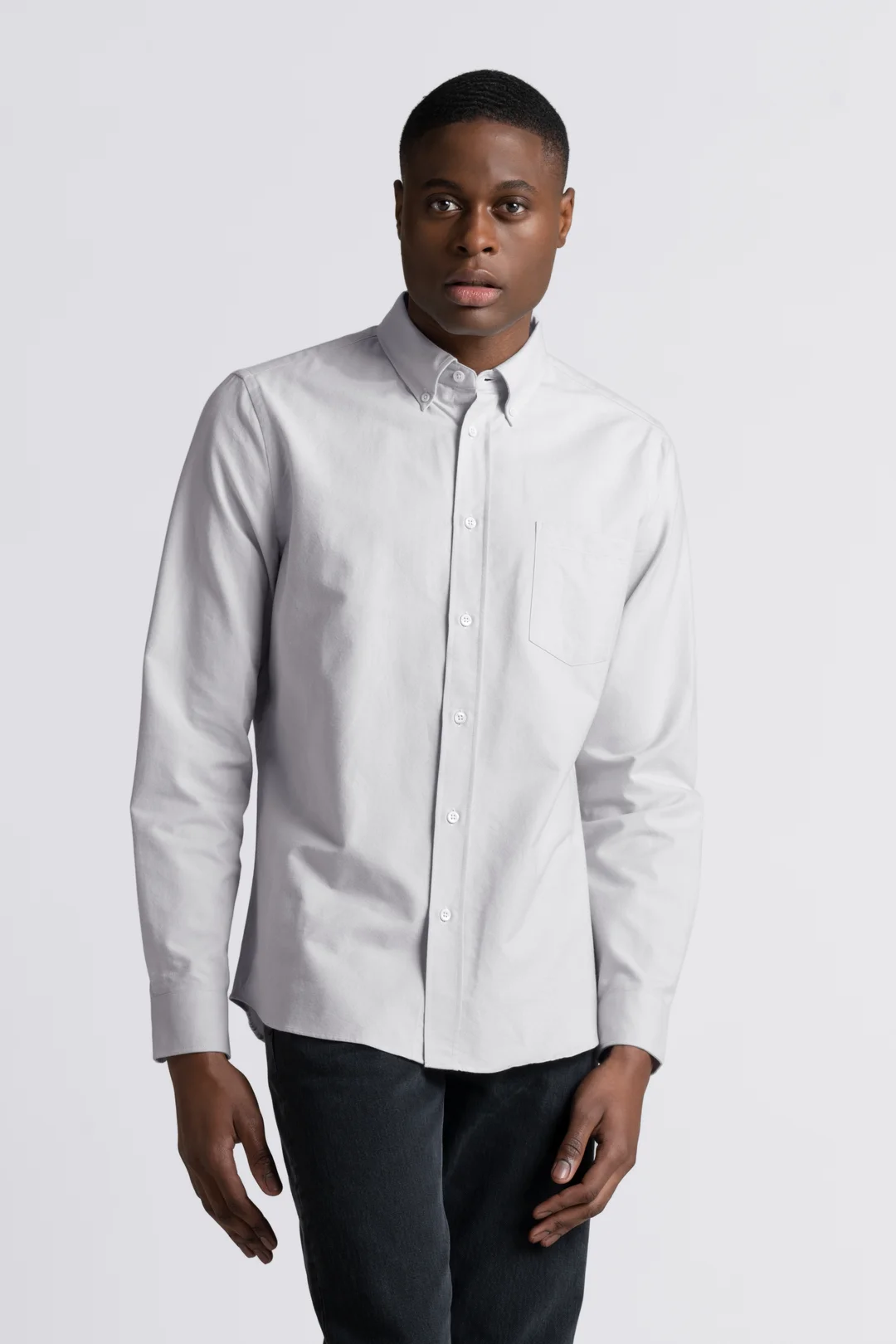 Light Grey Oxford Shirt | Organic Cotton Button Down - ASKET