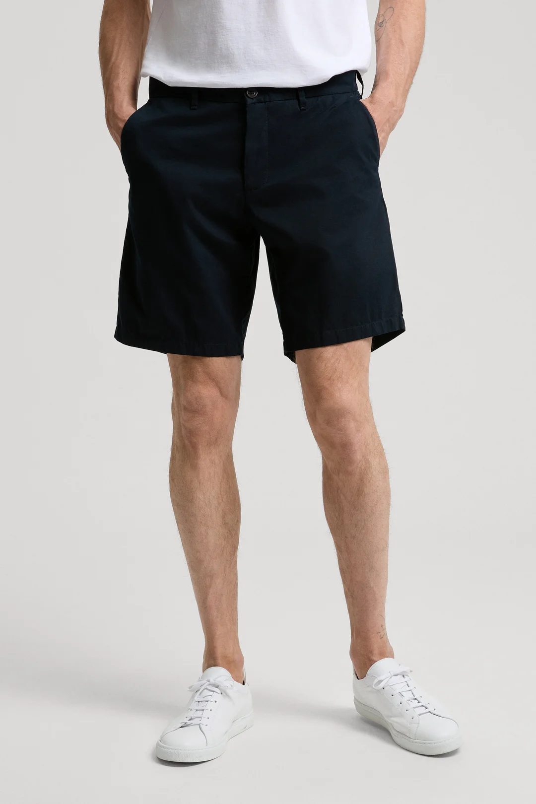 Dark Navy Shorts | Organic Cotton Twill Chino - ASKET