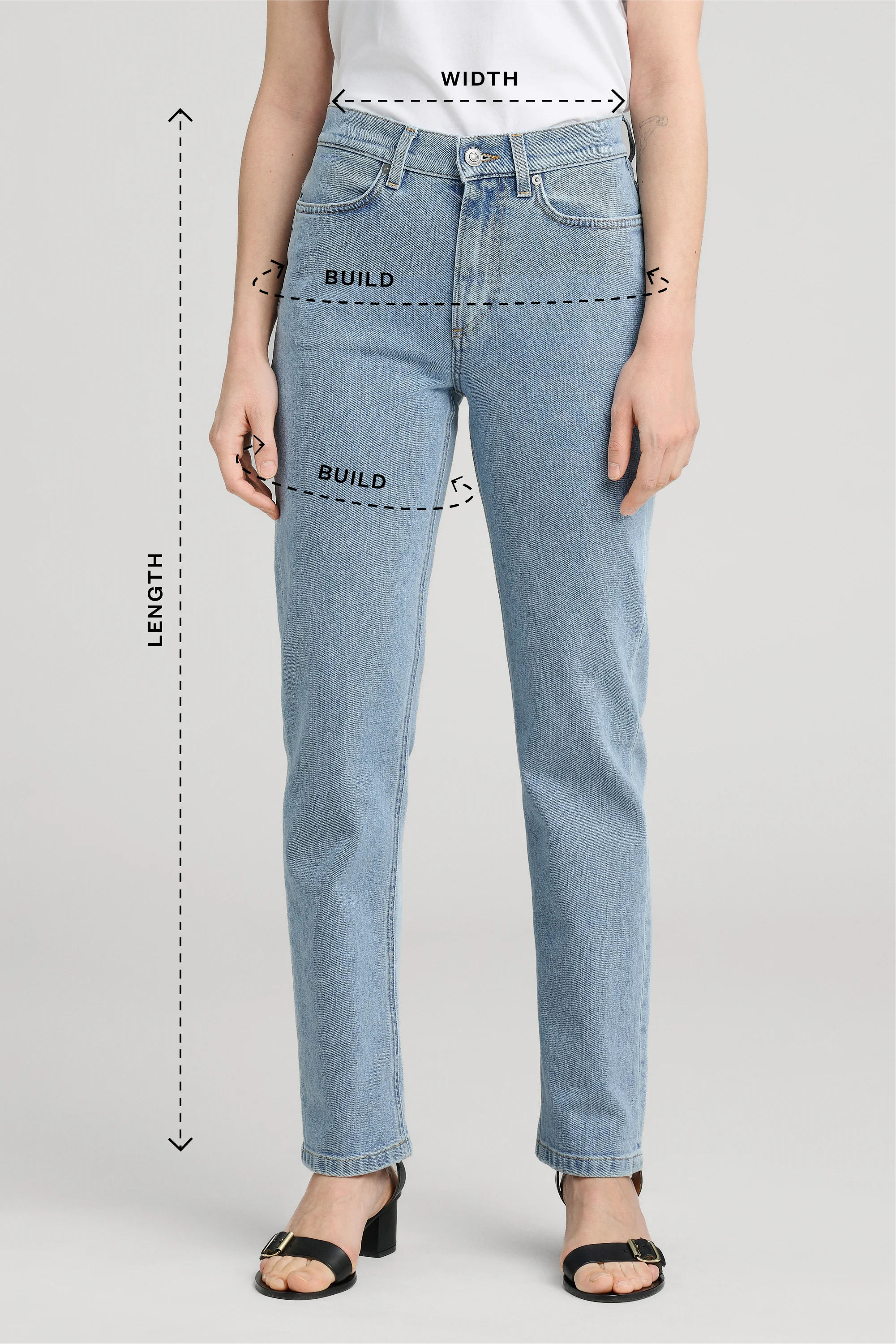 Body shape fashion jeans stradivarius