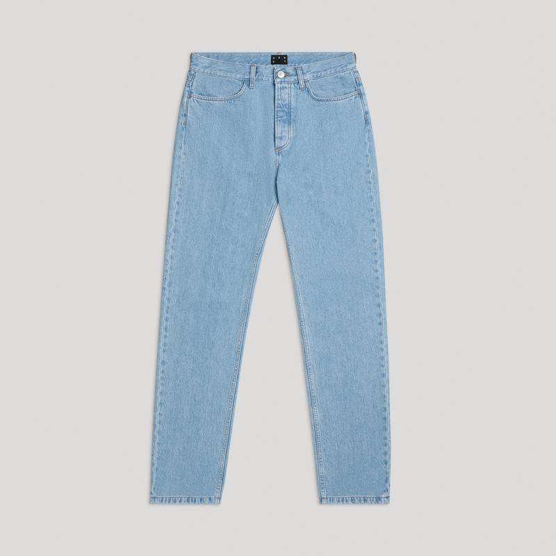 Shop Asket The Regular Jeans Light Blue Wash