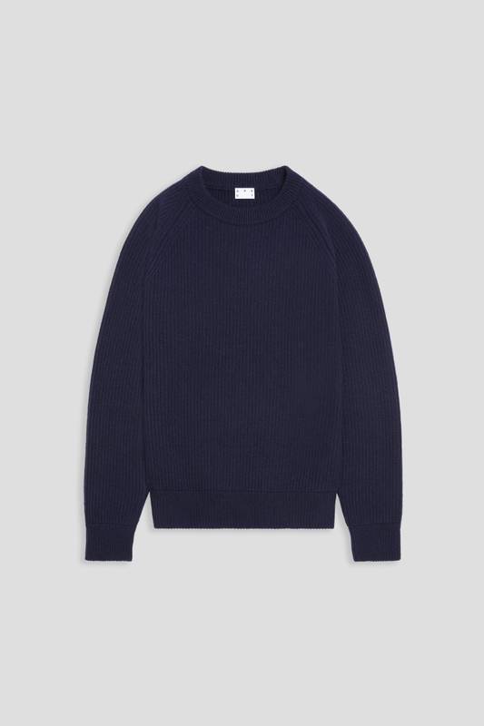 The Heavy Wool Sweater Dark Navy