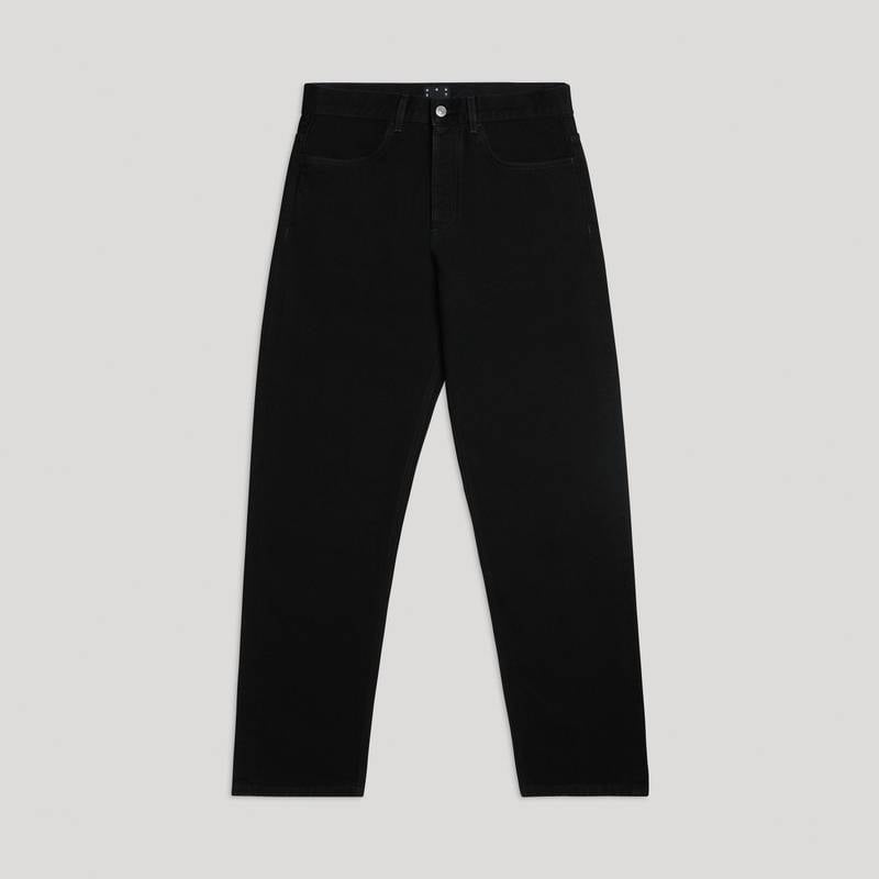 Shop Asket The Loose Jeans Black