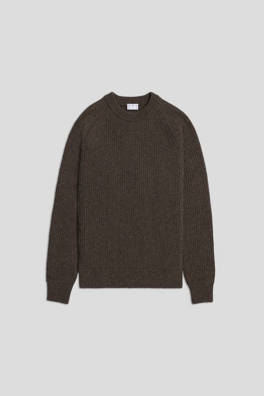 The Heavy Wool Sweater Brown