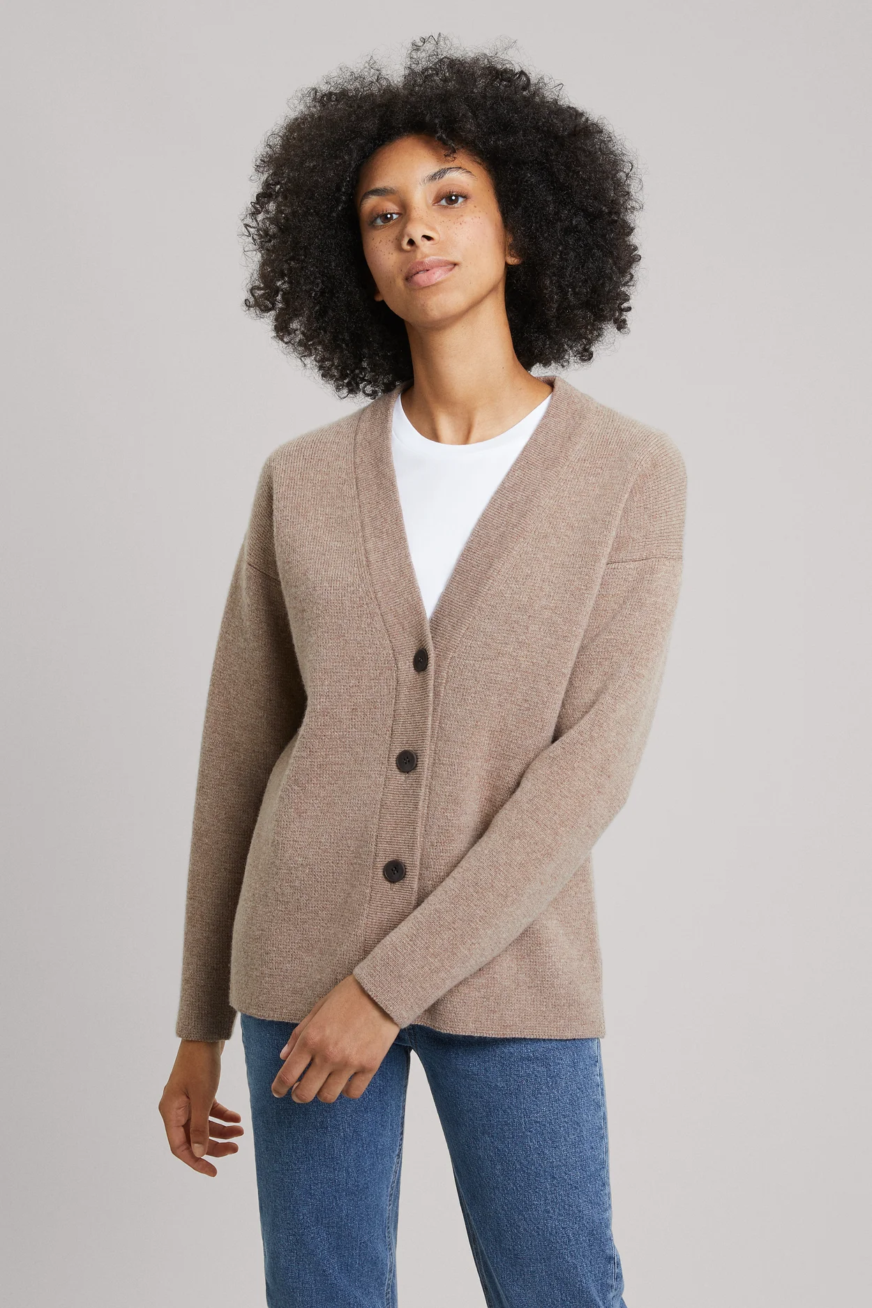 Real hot sale wool cardigan