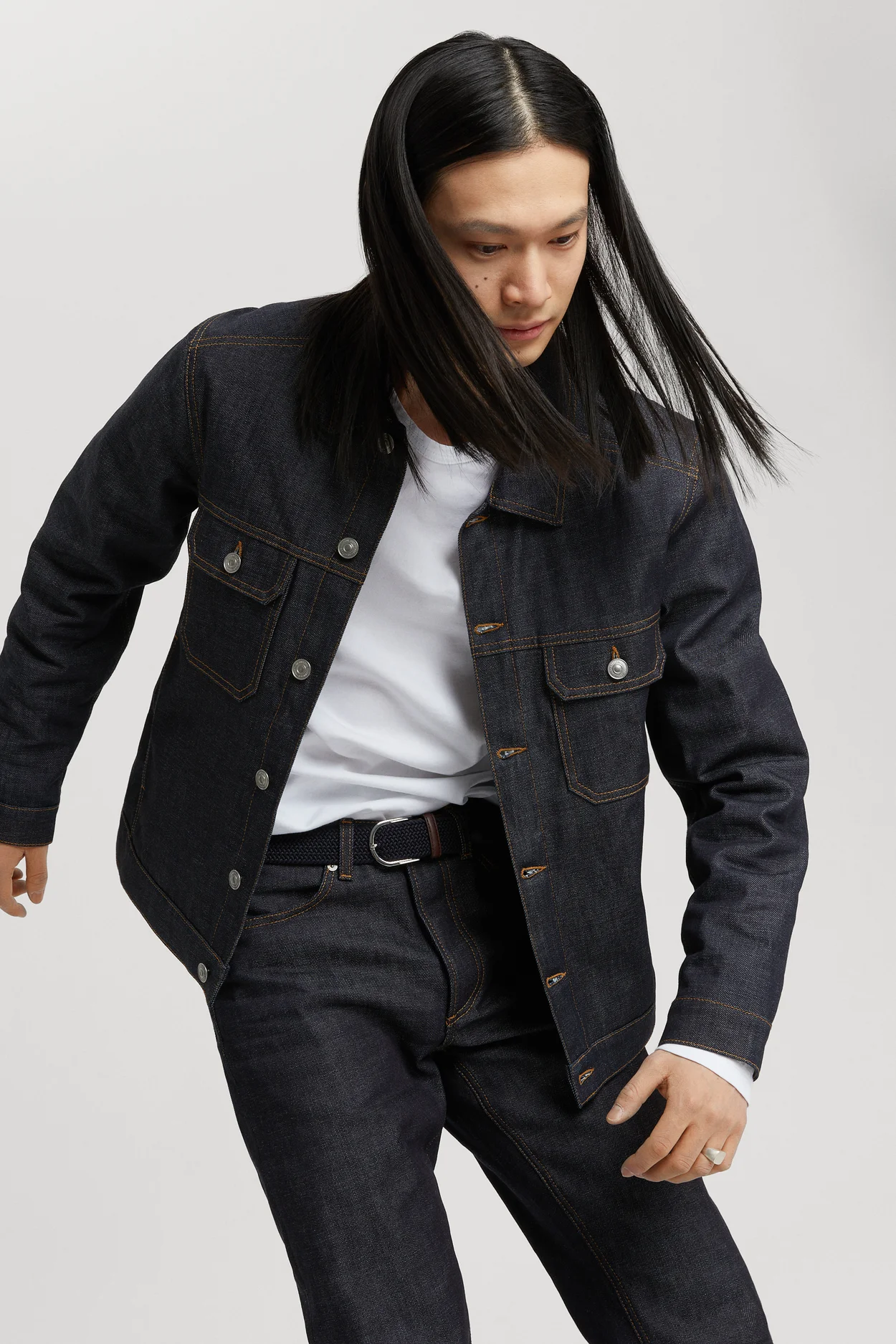 ASKET Men's Raw Denim Jacket