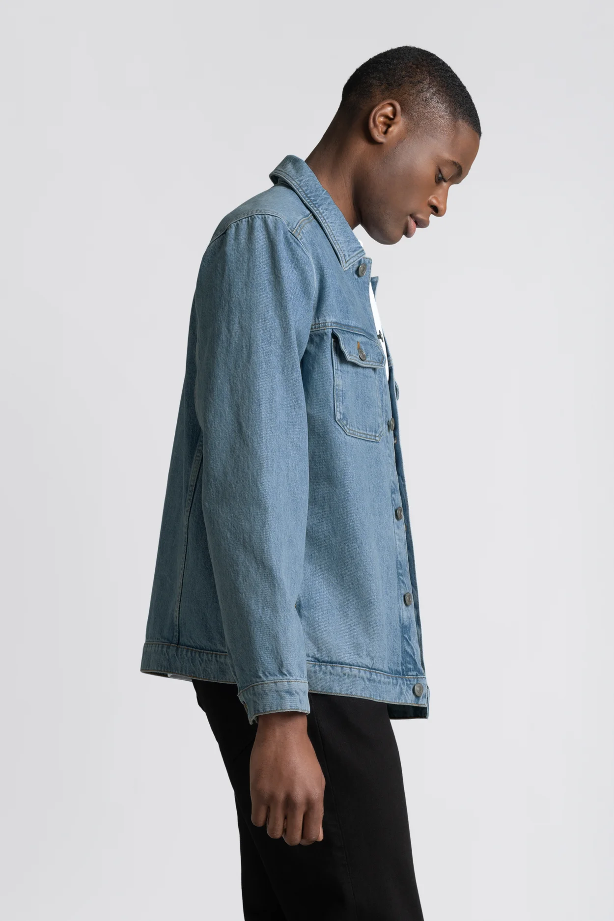 Basic Oversized Denim Shirt