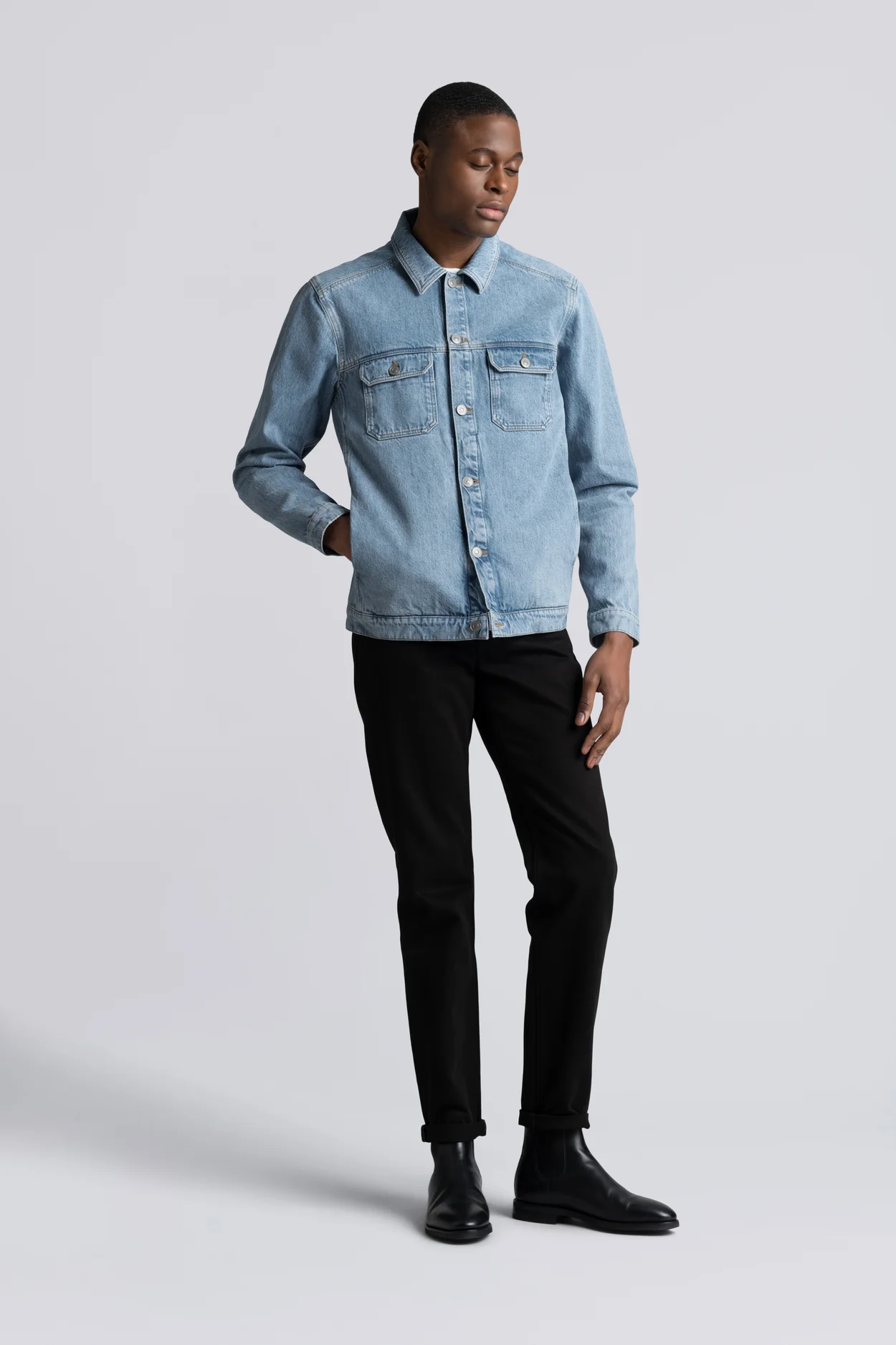 Men's blue denim jacket | Streetwear for men