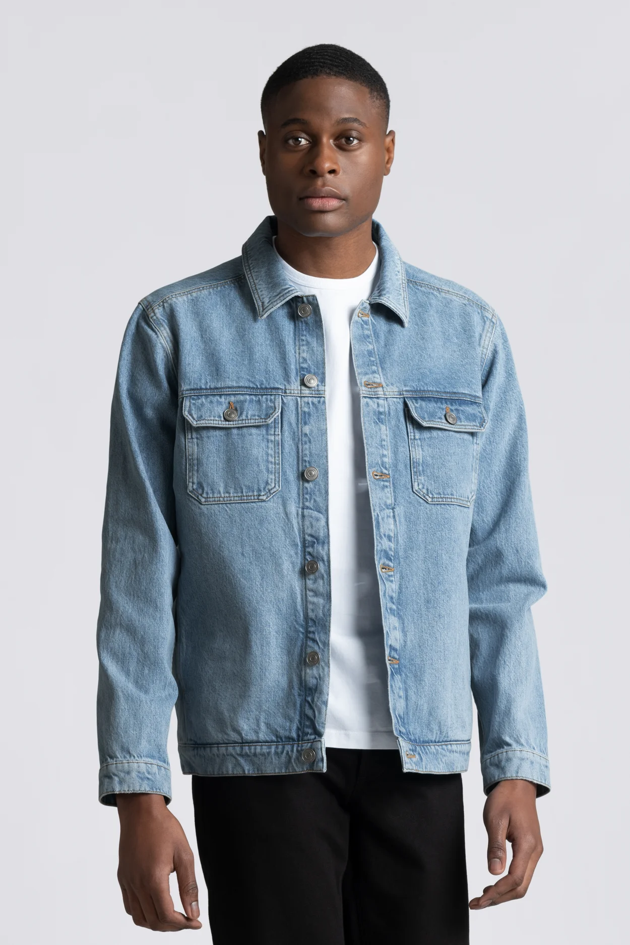 Buy Tommy Jeans mens denim jacket wash blue Online | Brands For Less-sgquangbinhtourist.com.vn