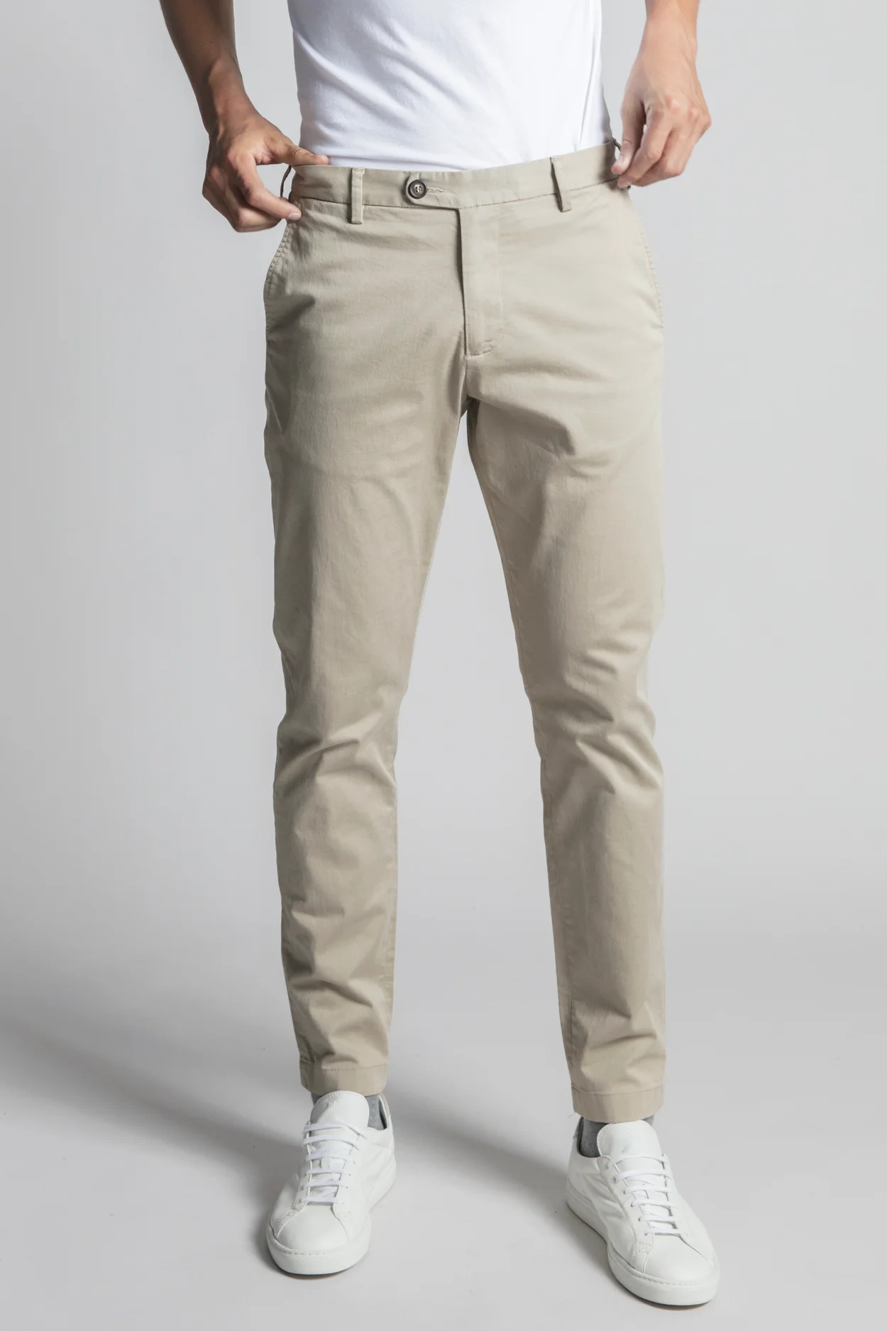 Buy ANDAMEN Khaki Slim Fit Chino Trousers for Men's Online @ Tata CLiQ