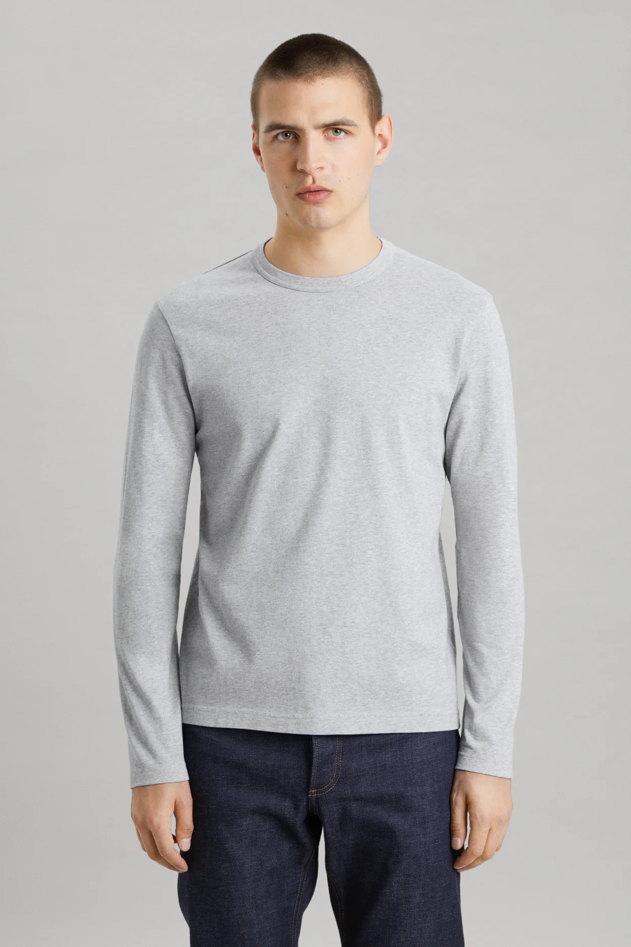 Long sleeve cheap shirt grey