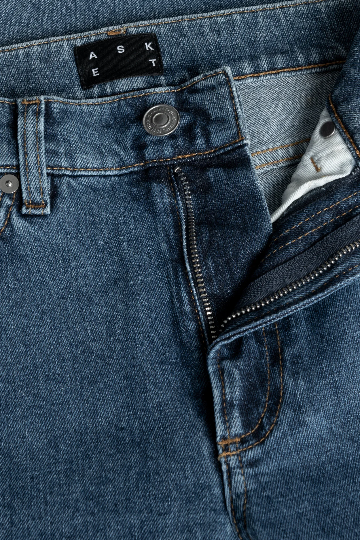 C.O.F Studio | Ecru Stone Washed Kuroki Cotton M5 Jeans – Baltzar-saigonsouth.com.vn