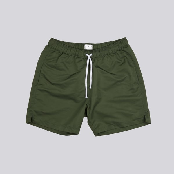 Asket The Swim Shorts Cold Green